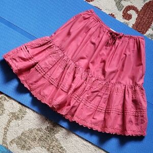 GAP A-Line Skirt in Vibrant Pink
